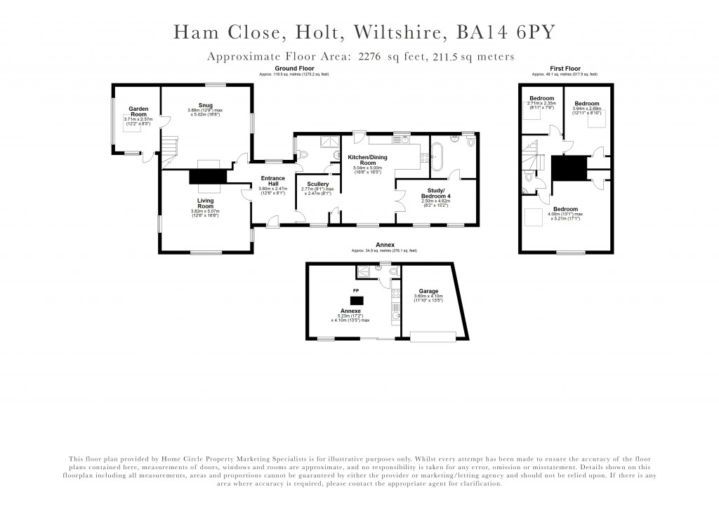 Floorplans For Holt, Wiltshire