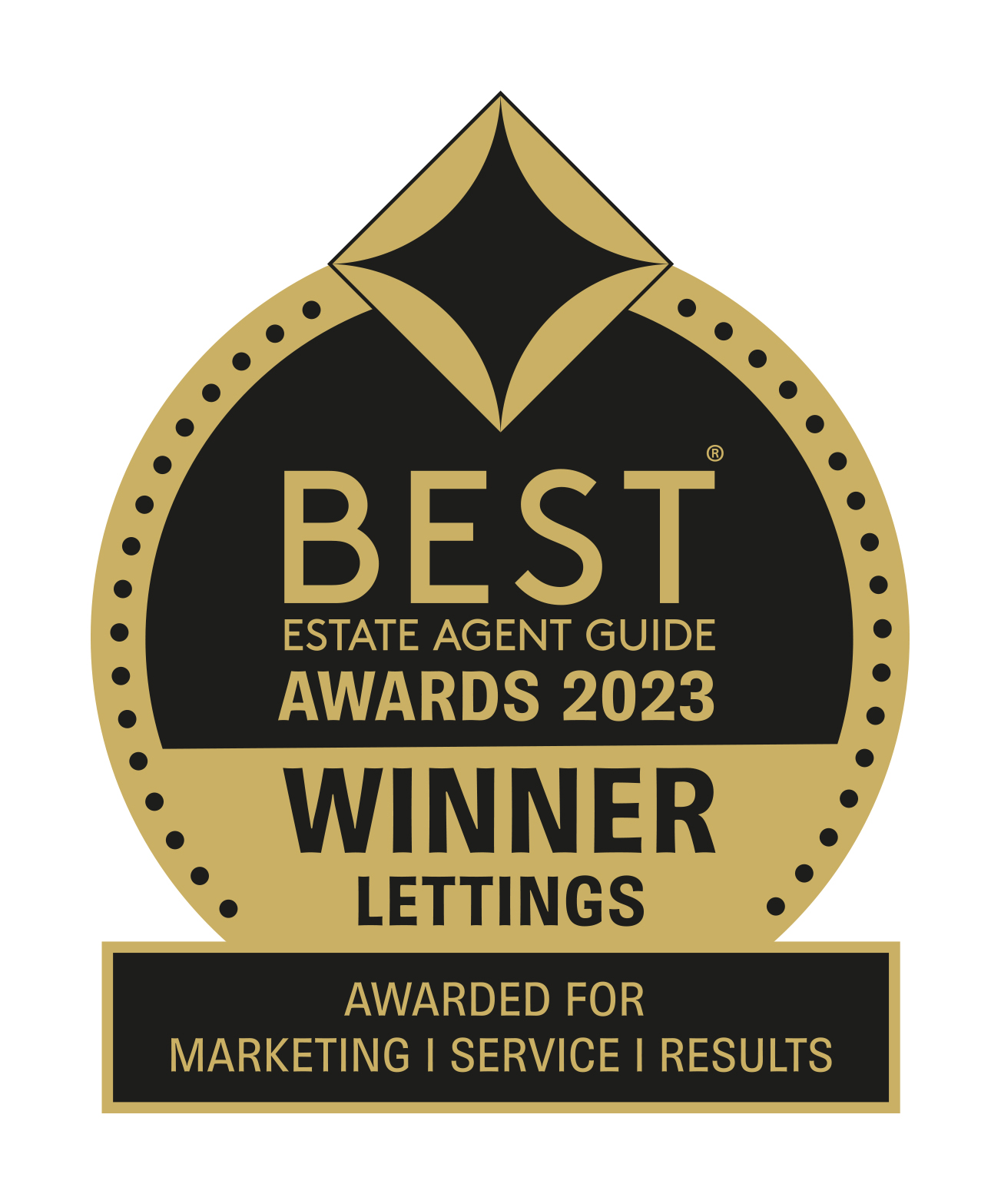 2023 Best Estate Agent Guide award winner