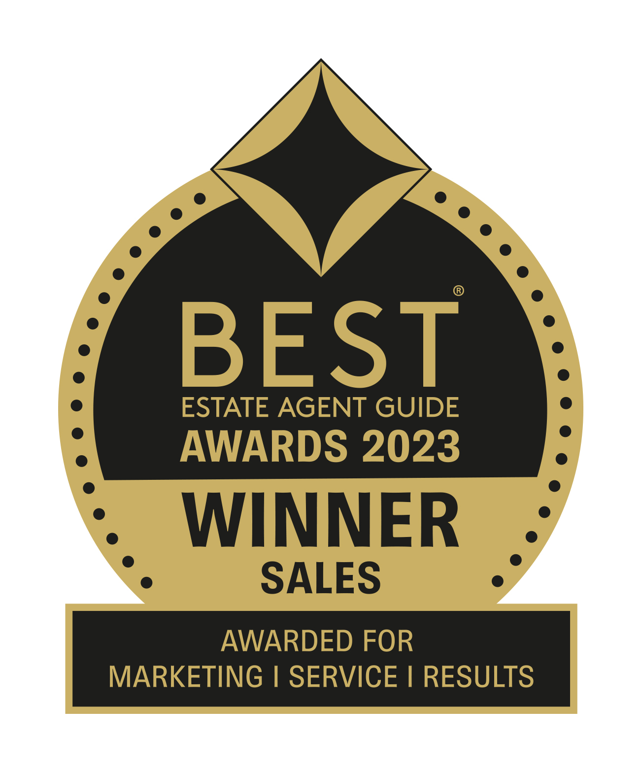 2023 Best Estate Agent Guide award winner