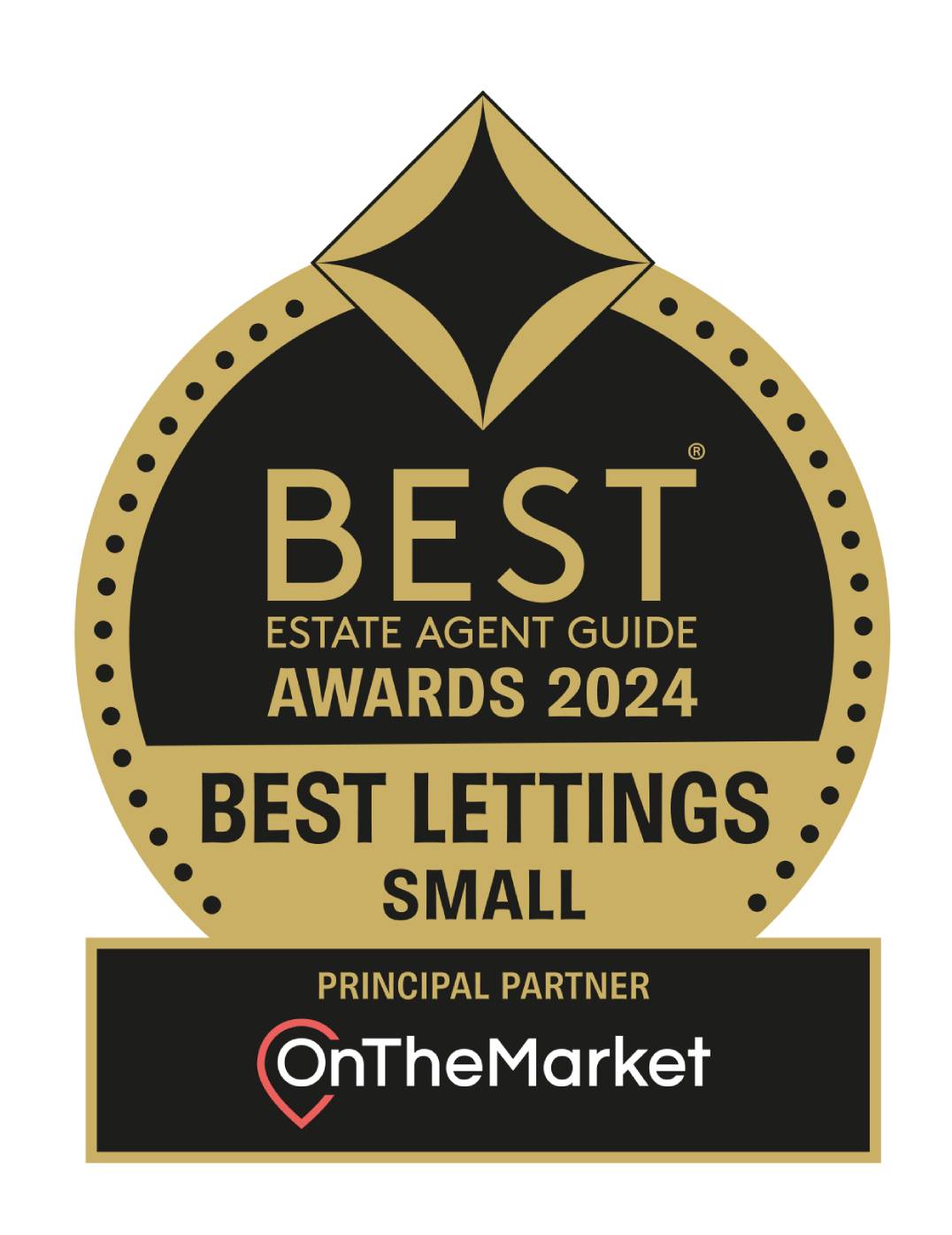 2024 Best Estate Agent Guide award  winner small