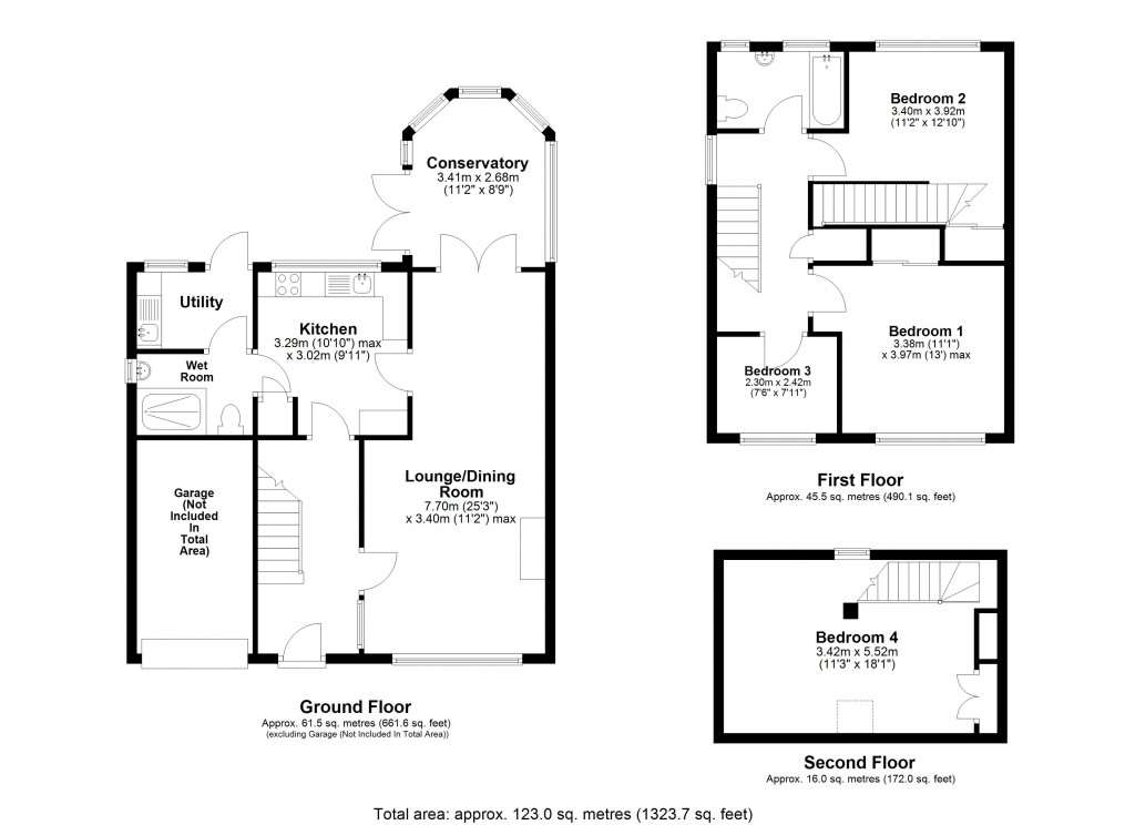 Floorplans For Winsley, Wiltshire