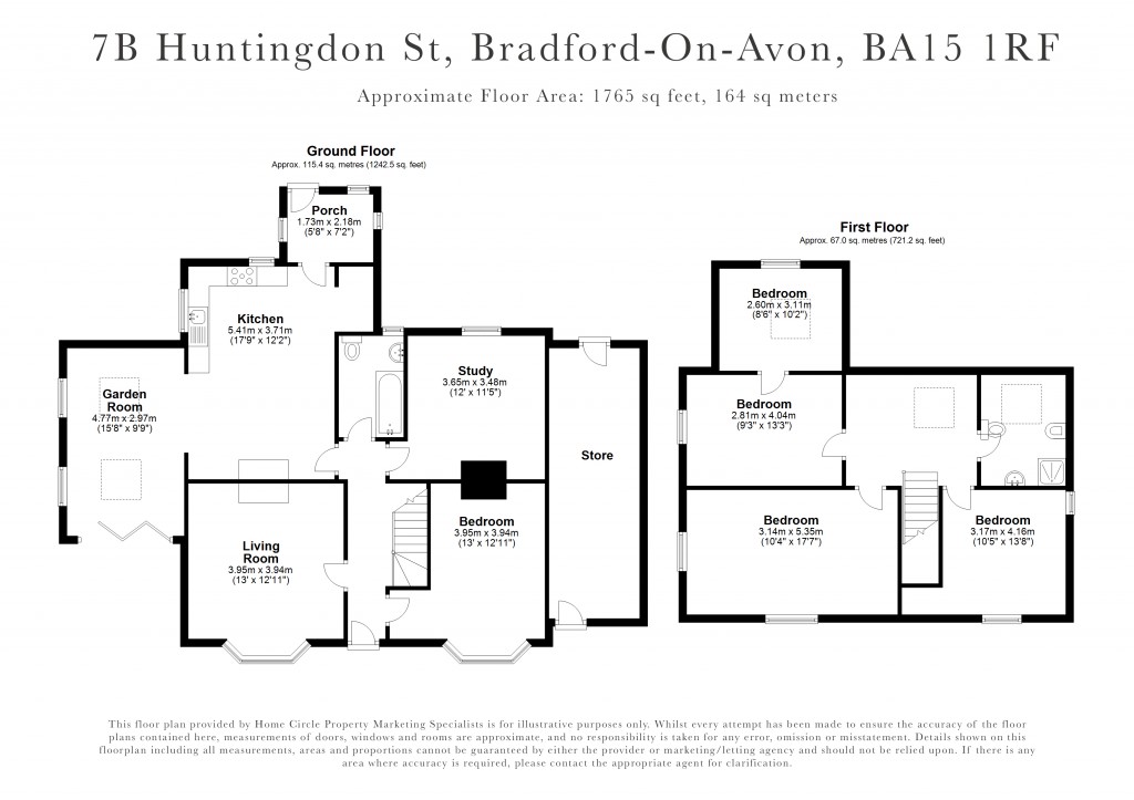 Floorplans For Bradford on Avon, Wiltshire
