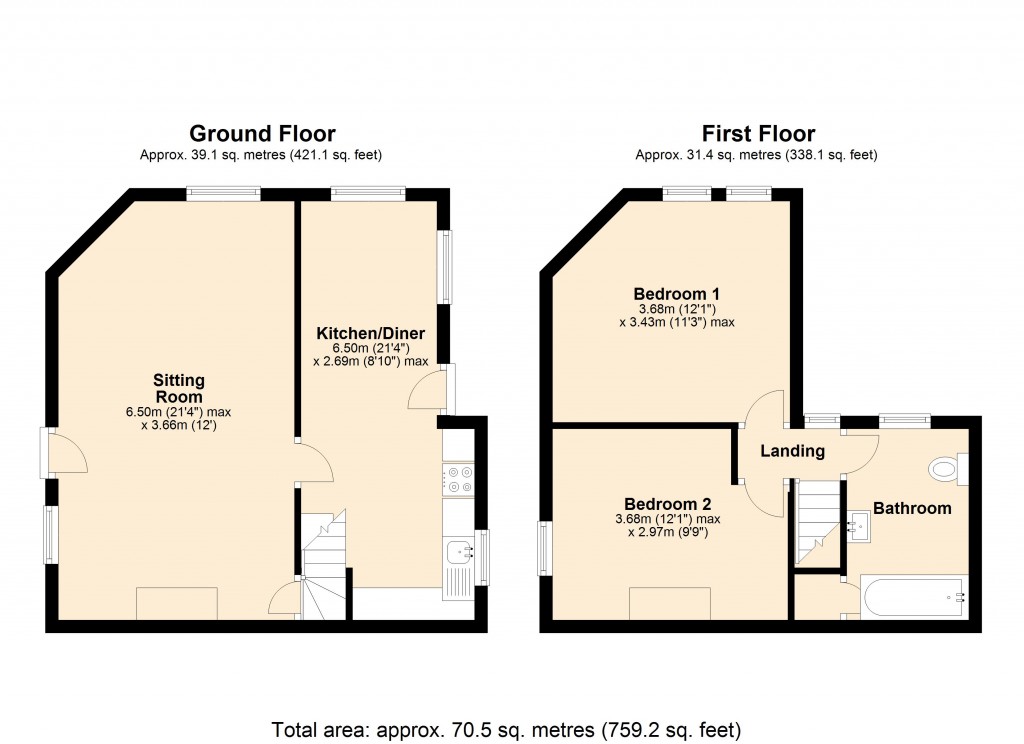 Floorplans For Melksham, Wiltshire