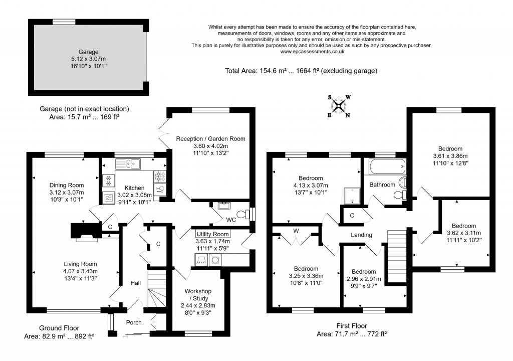 Floorplans For Woolley Drive, Bradford-on-Avon