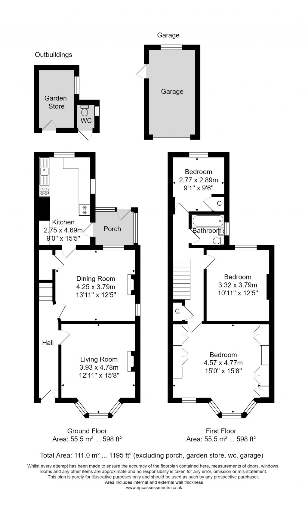 Floorplans For Bradford on Avon, Wiltshire