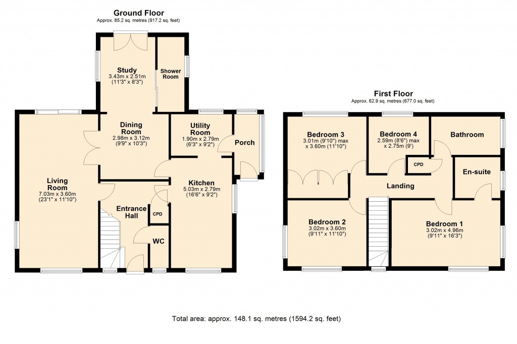 Floorplans For Winsley, Bradford-on-Avon