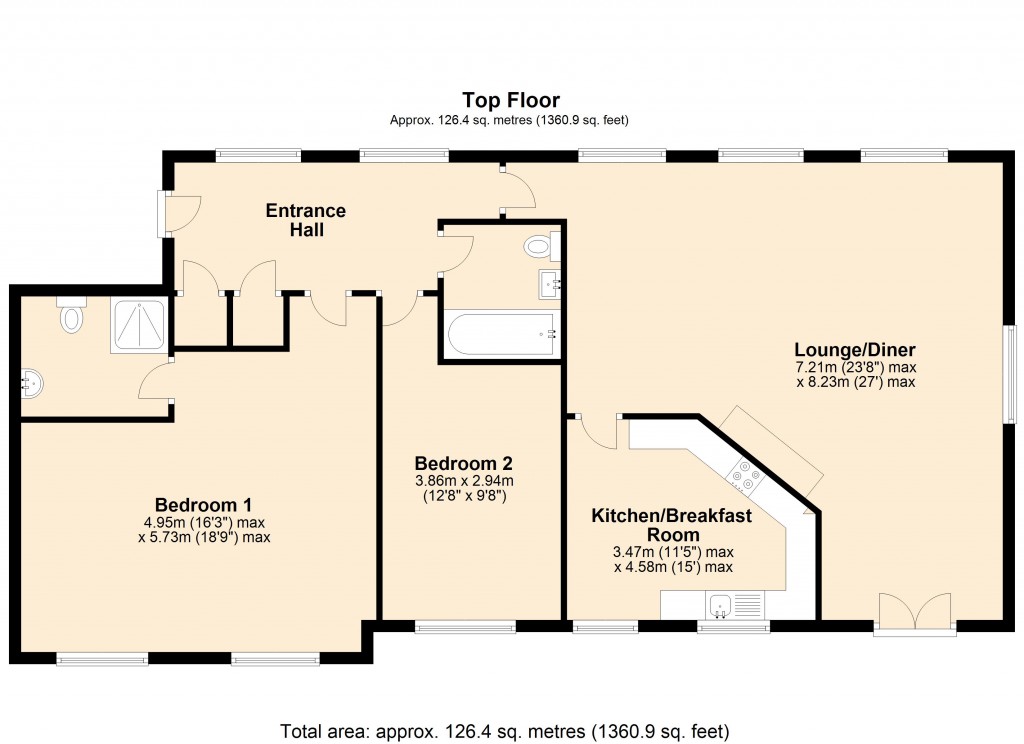 Floorplans For Greenland Mills, Bradford On Avon, Wiltshire