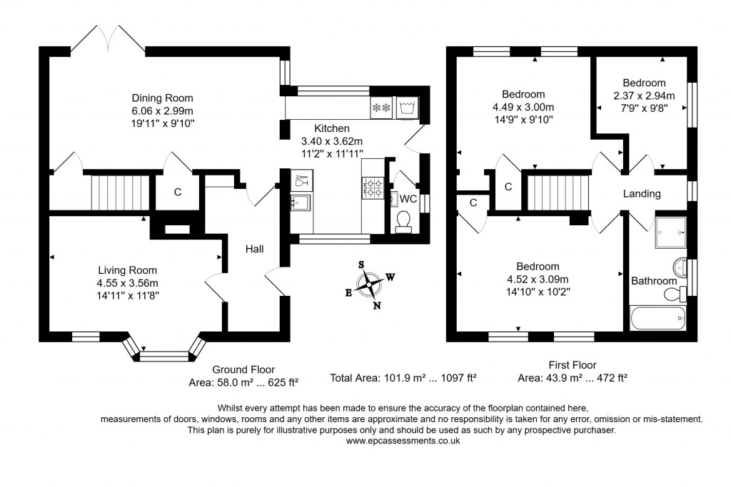 Floorplans For Freshford, Bath