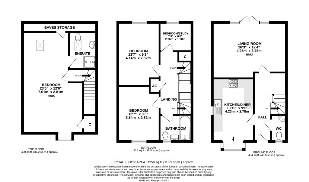 Floorplans For Bradford On Avon, Wiltshire