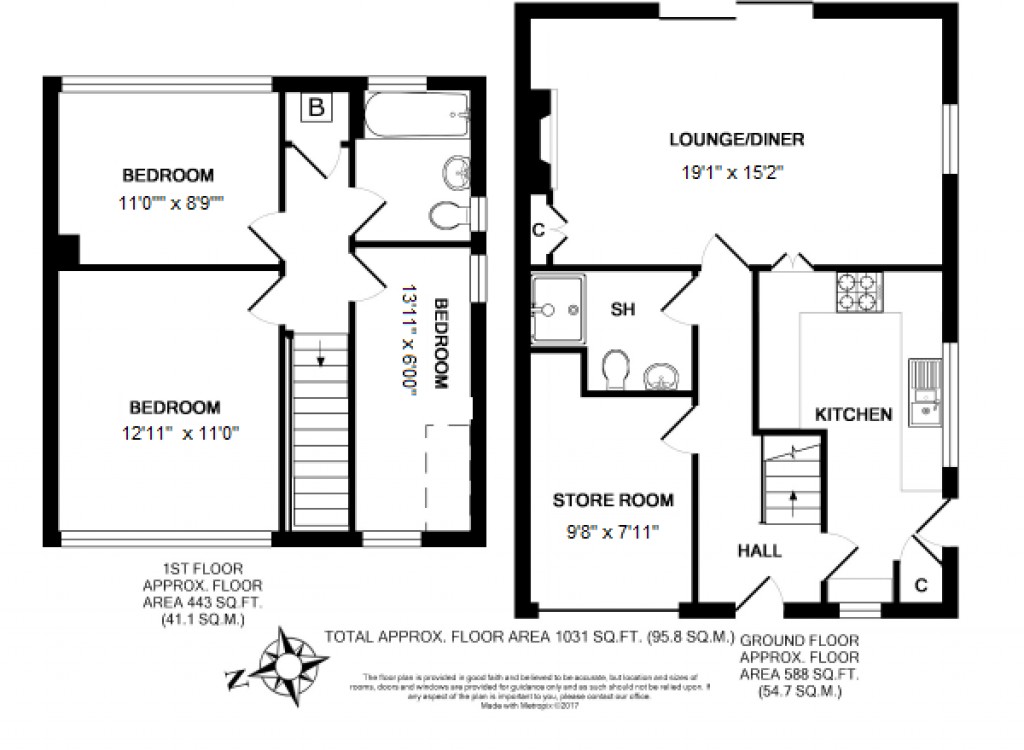 Floorplans For Bradford On Avon, Wiltshire