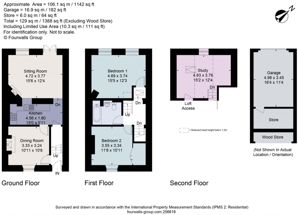 Floorplans For Limpley Stoke, Bath