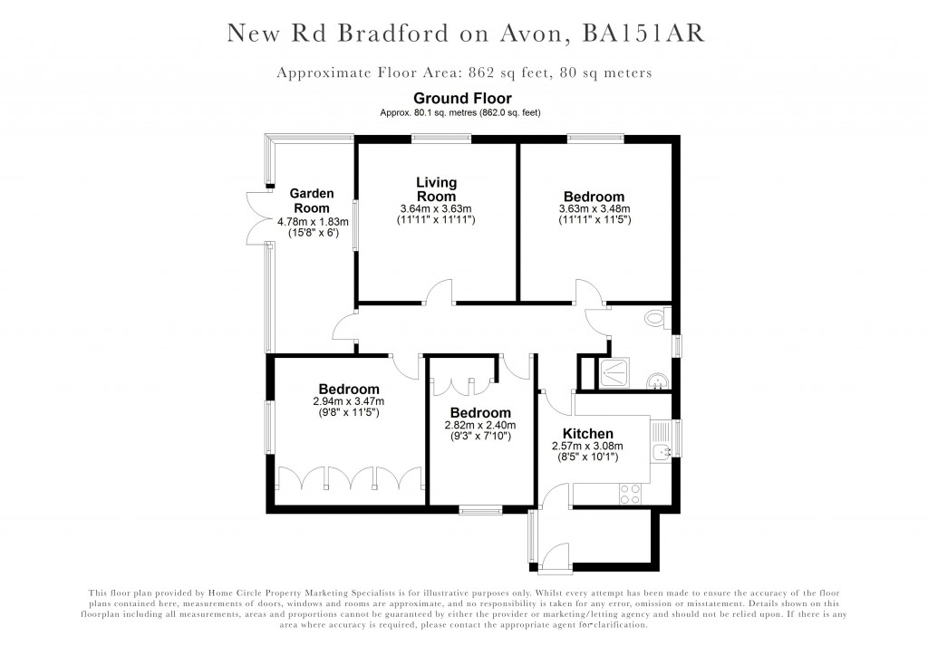 Floorplans For Bradford-on-Avon, Wiltshire