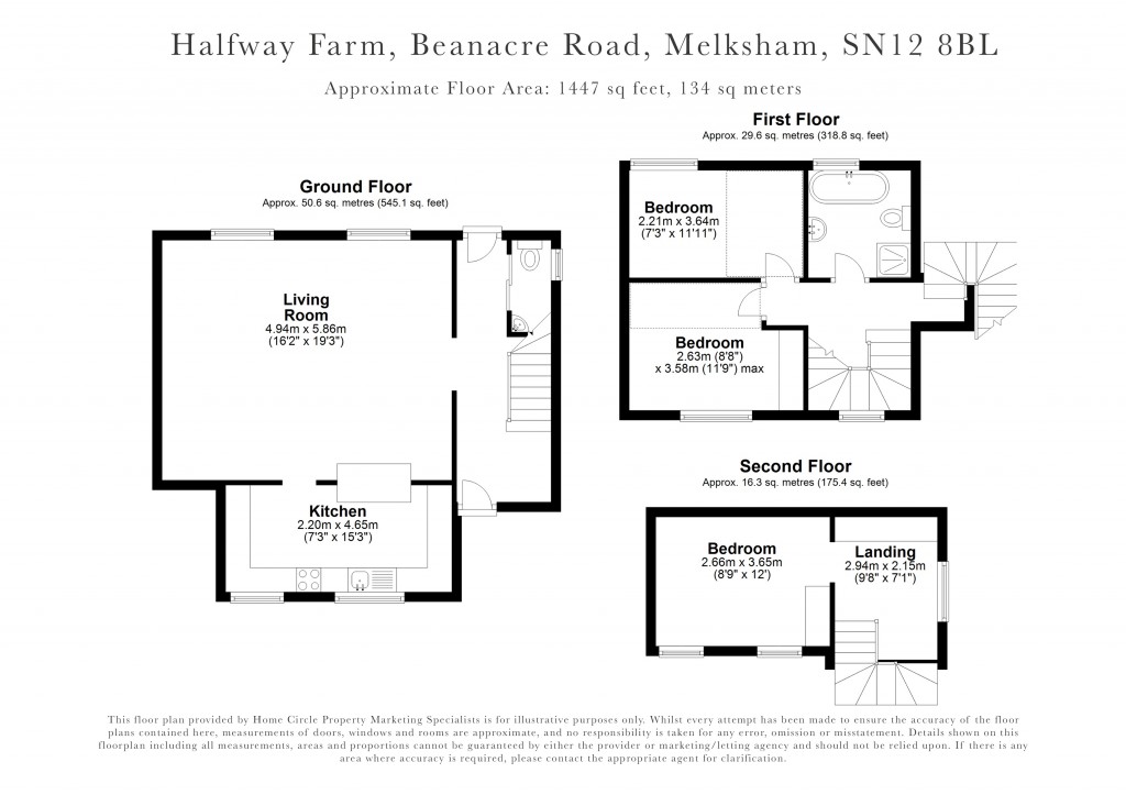 Floorplans For Beanacre Road, Melksham