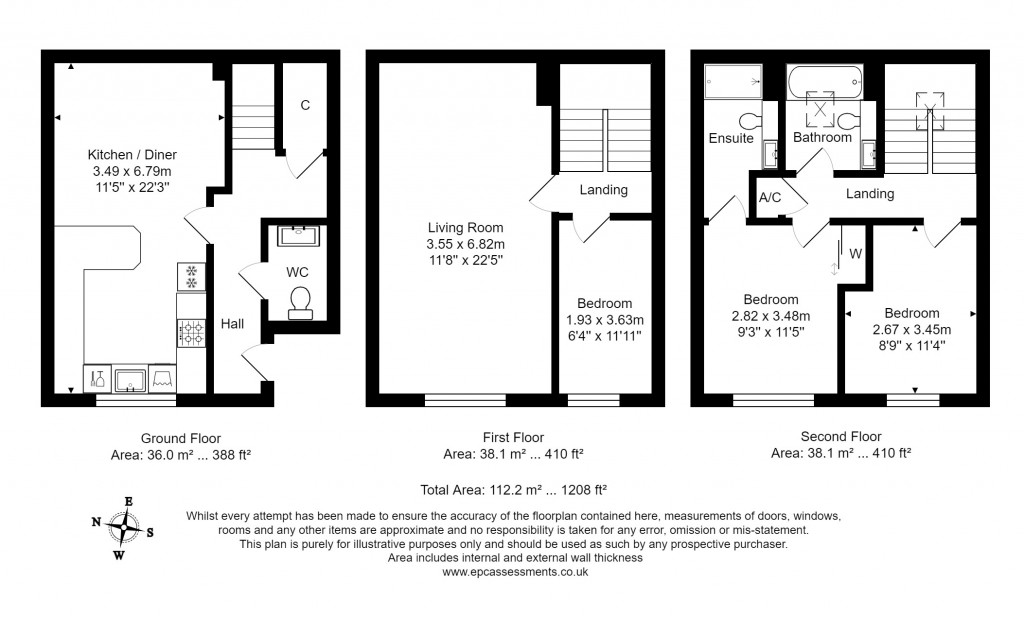 Floorplans For Holt, Wiltshire