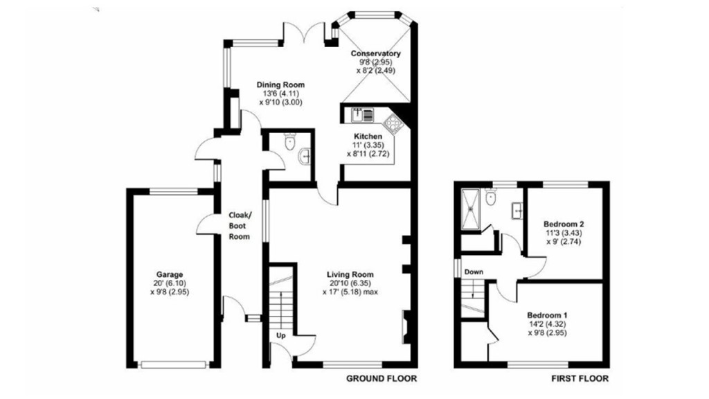 Floorplans For Rode, Somerset