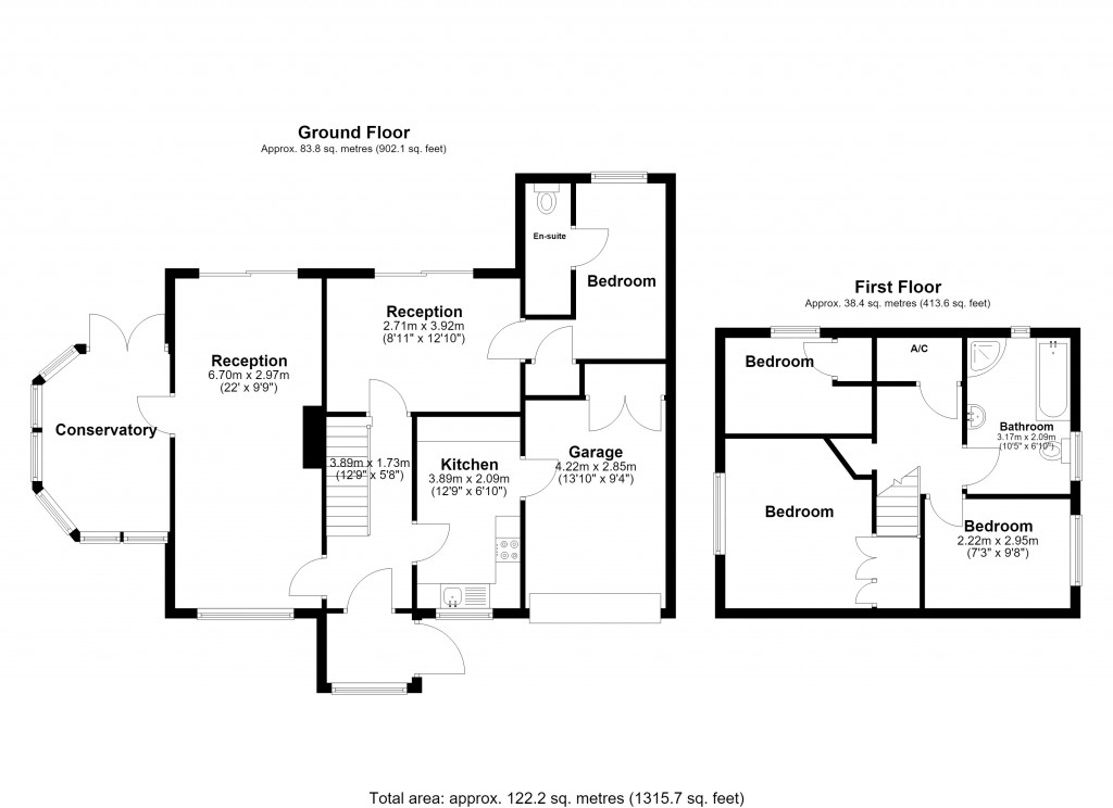 Floorplans For Bradford on Avon