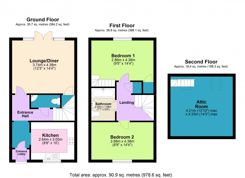 Floorplans For Bradford On Avon, Wiltshire