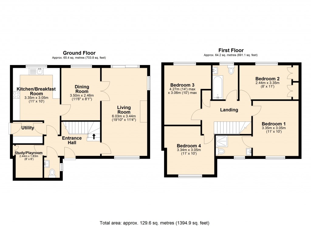 Floorplans For Winsley, Wiltshire