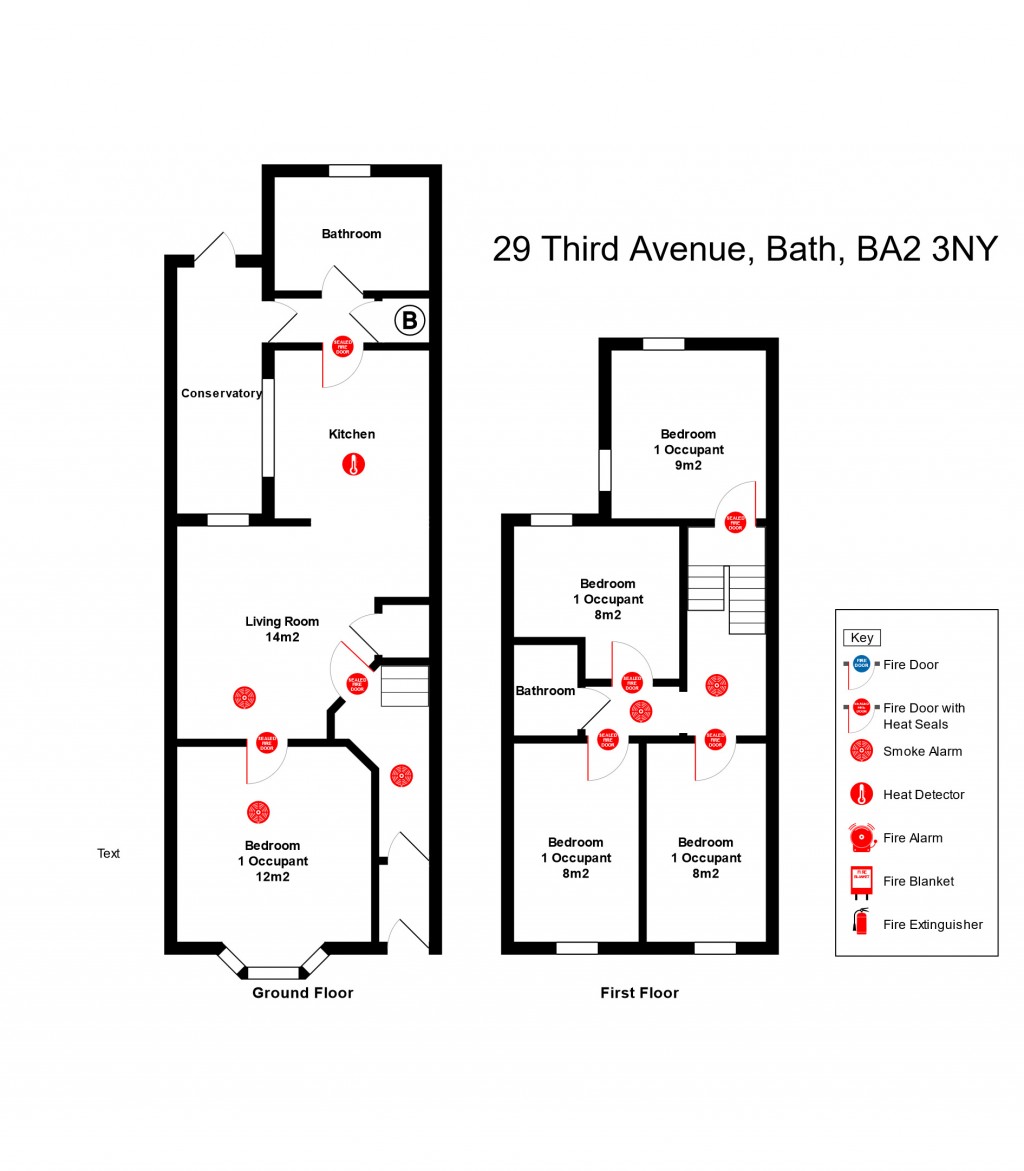 Floorplans For Bath, North East Somerset