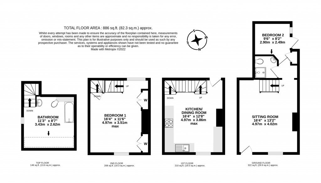 Floorplans For Bradford-on-Avon, Wiltshire