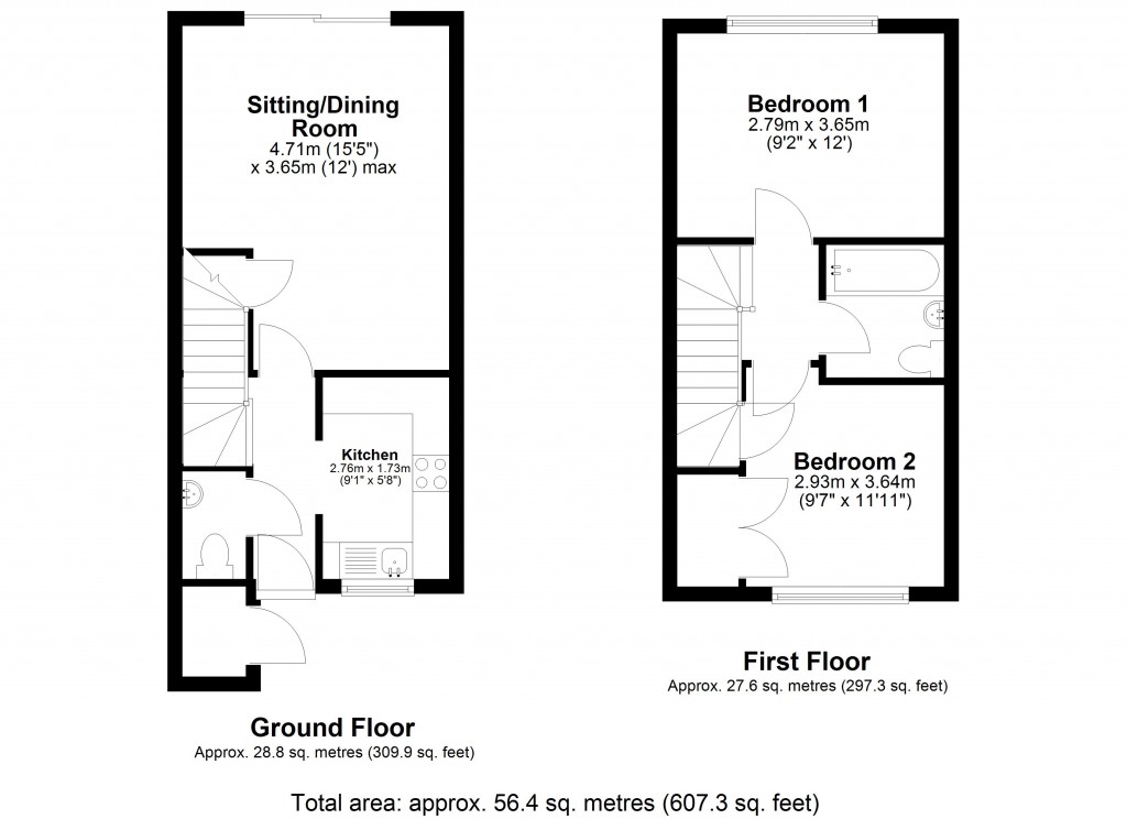 Floorplans For Bradford On Avon, Wiltshire