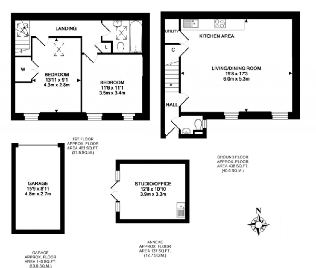 Floorplans For The Wharf, Box