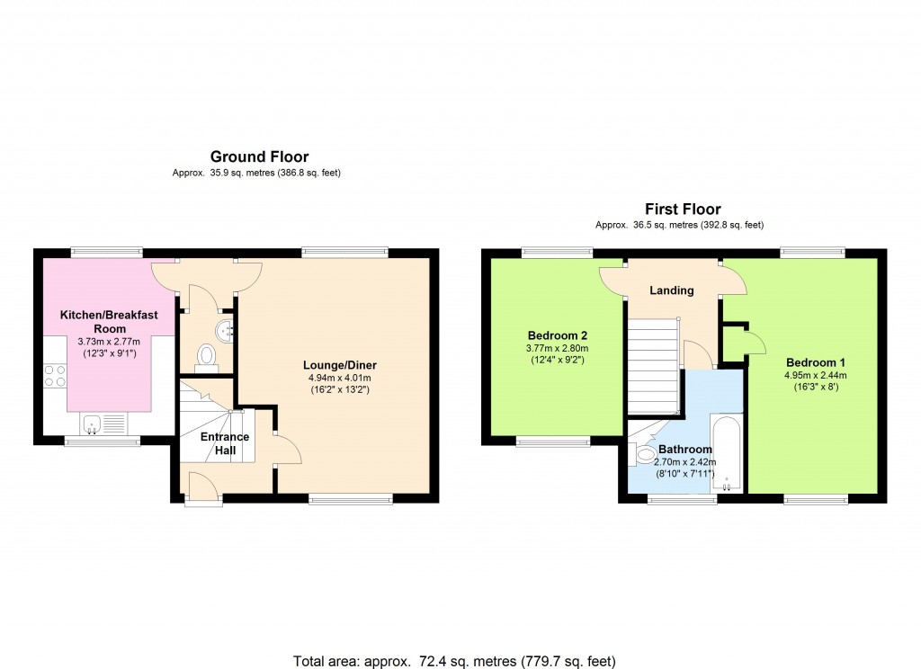 Floorplans For Station Road, Holt