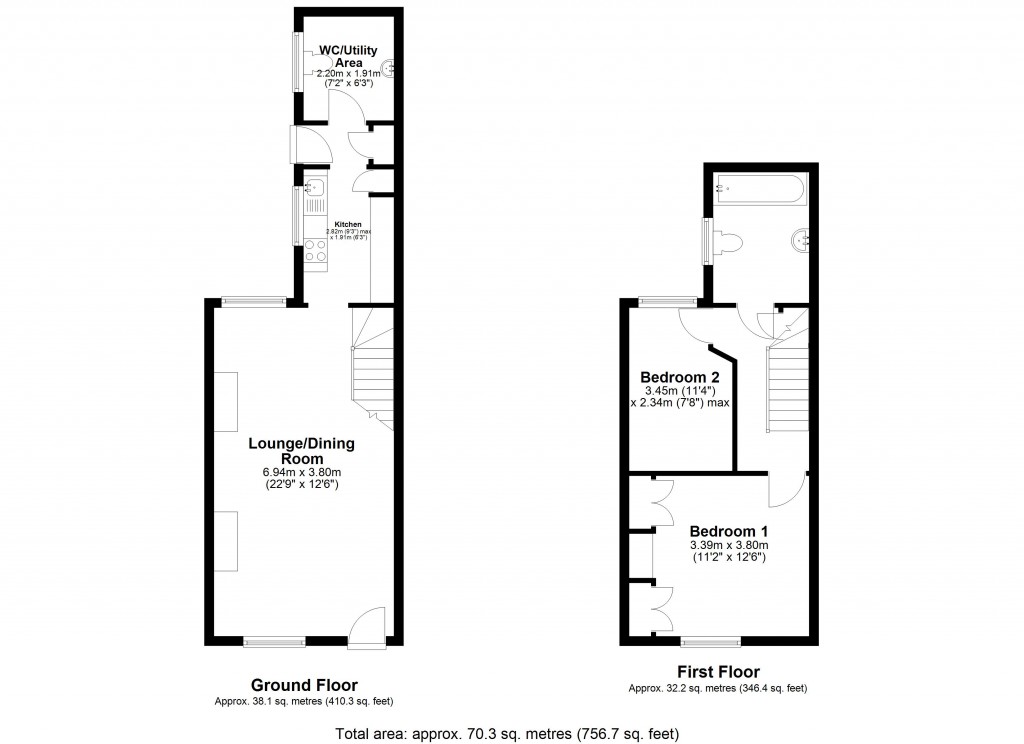 Floorplans For Holt, Trowbridge, Wiltshire