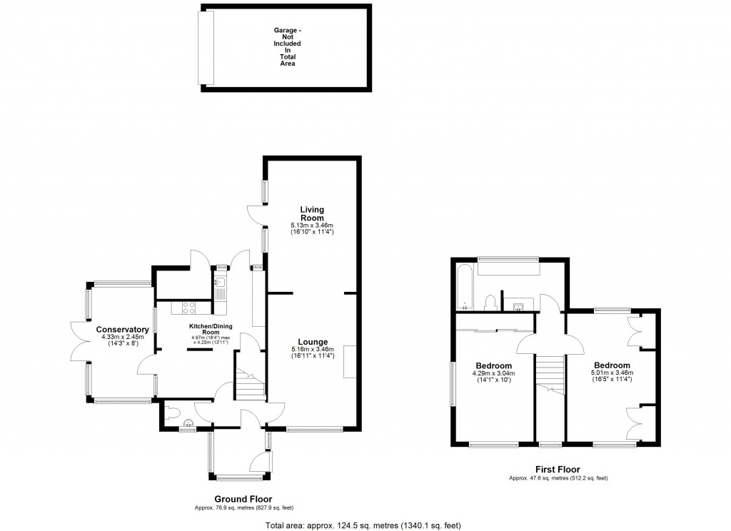 Floorplans For Crowe Hill, Limpley Stoke