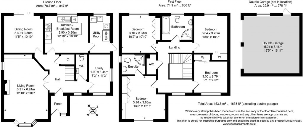 Floorplans For Lower Westwood, Wiltshire