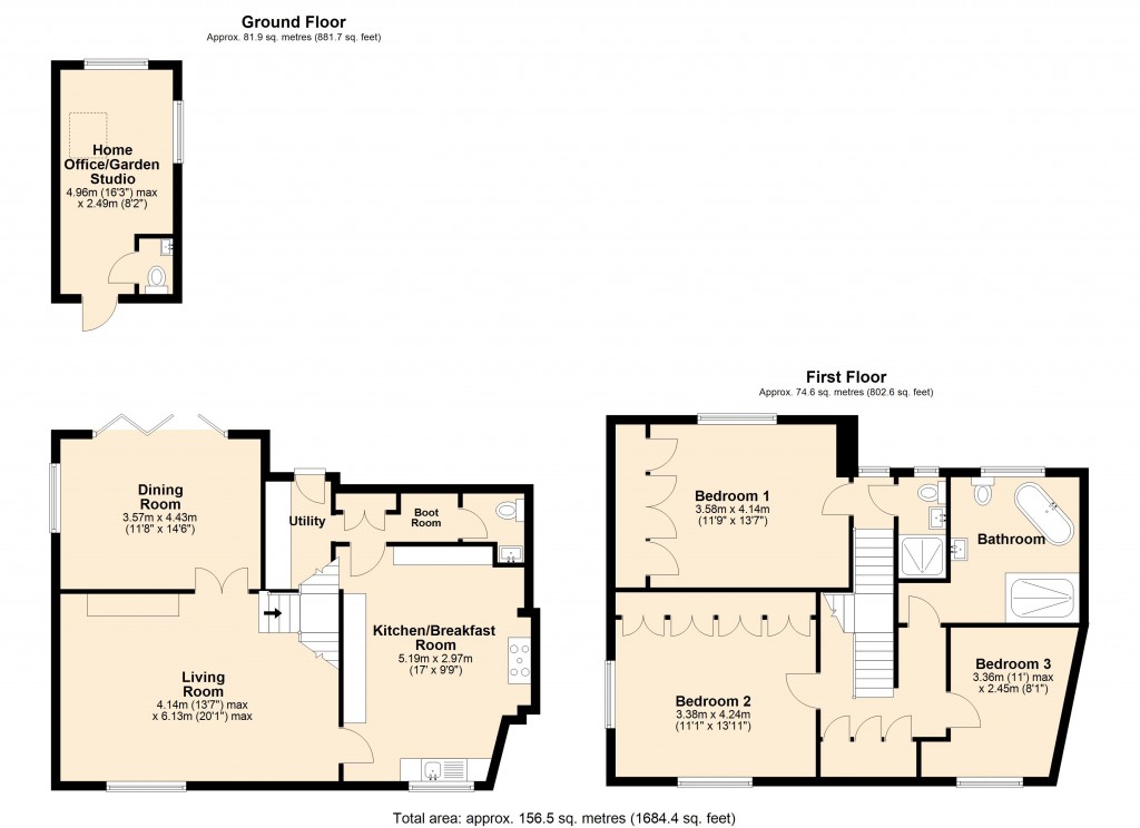 Floorplans For Broughton Gifford, Wiltshire