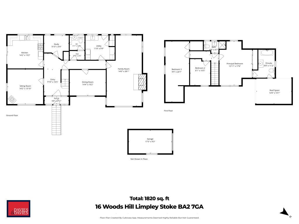 Floorplans For Limpley Stoke, Bath