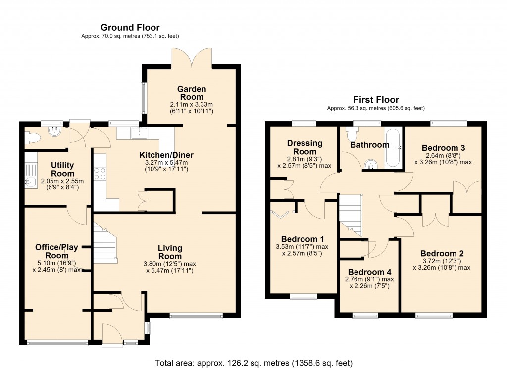 Floorplans For Southwick, Wiltshire