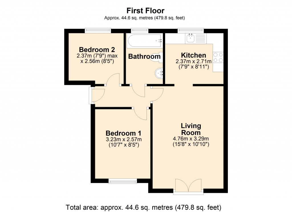 Floorplans For Duke Street, Trowbridge, Wiltshire