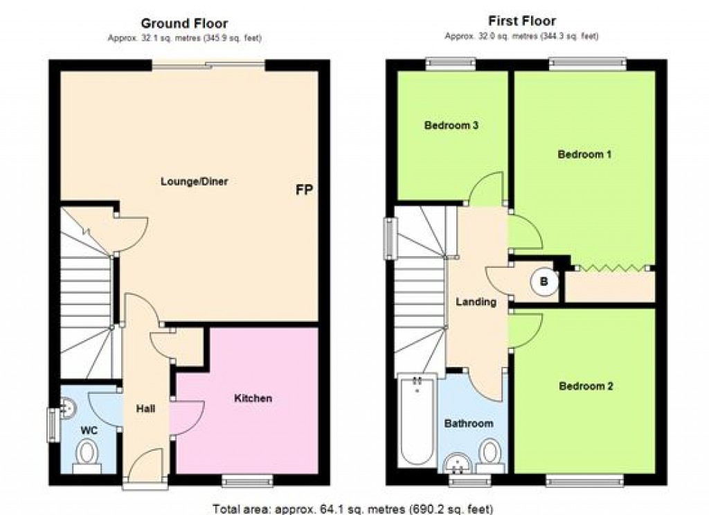 Floorplans For Hilperton, Trowbridge, Wiltshire