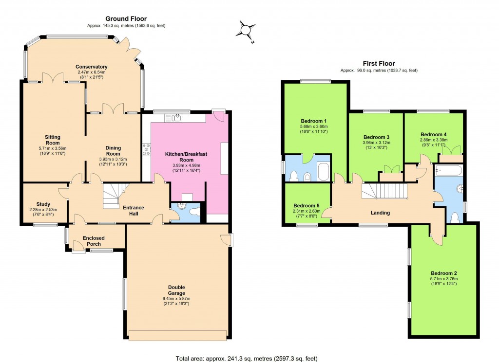 Floorplans For Westbury, Wiltshire