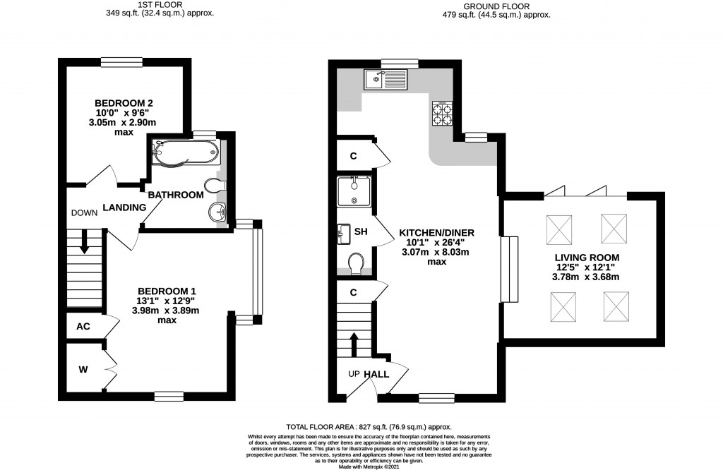Floorplans For Bradford On Avon, Wiltshire