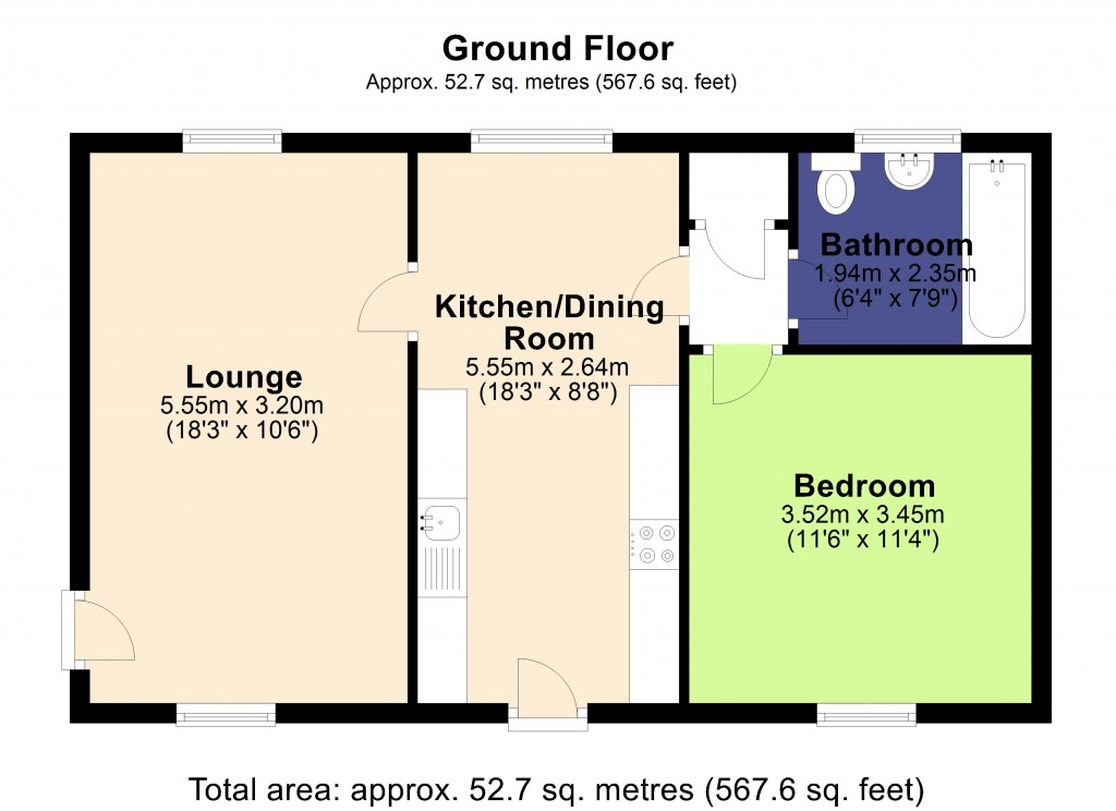 Floorplans For Wellhead Lane, Westbury, Wiltshire