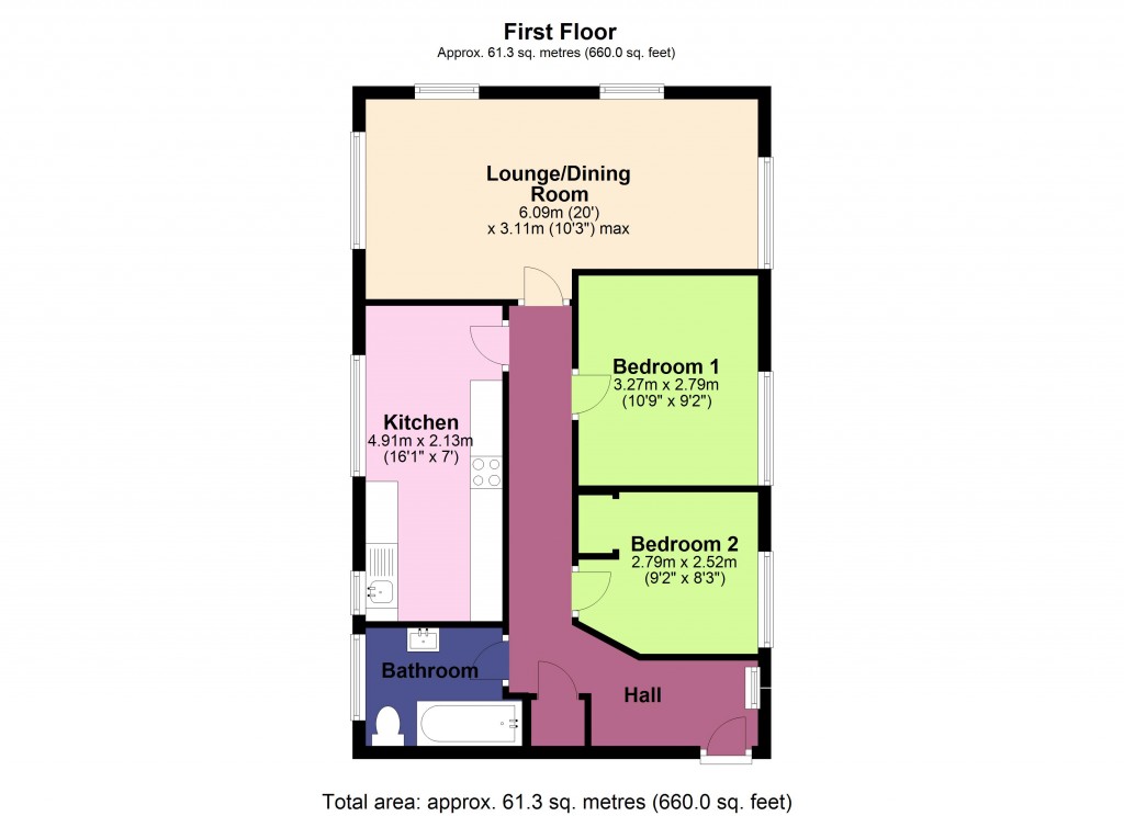 Floorplans For Station Road, 57 Station Road, Westbury, Wiltshire