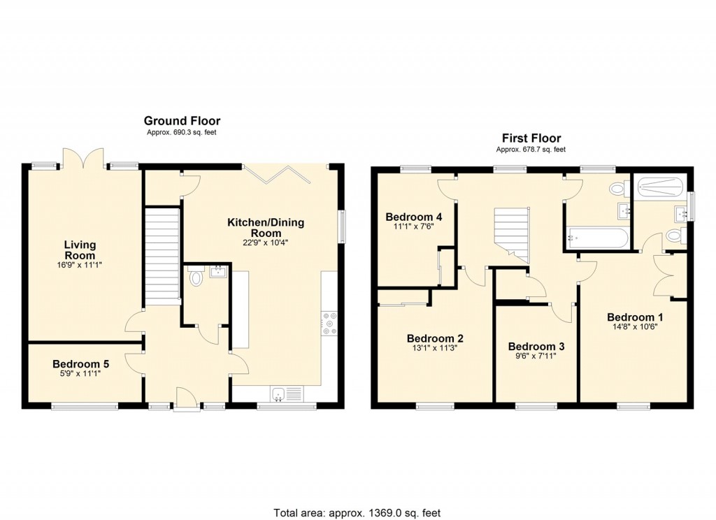 Floorplans For Westbury, Wiltshire