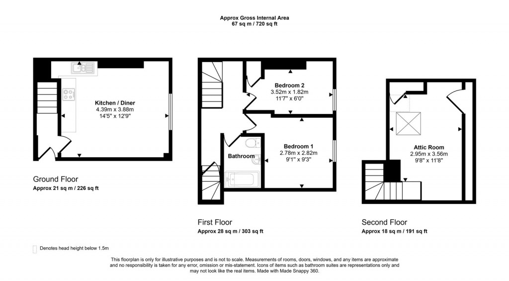 Floorplans For Westbury, Wiltshire