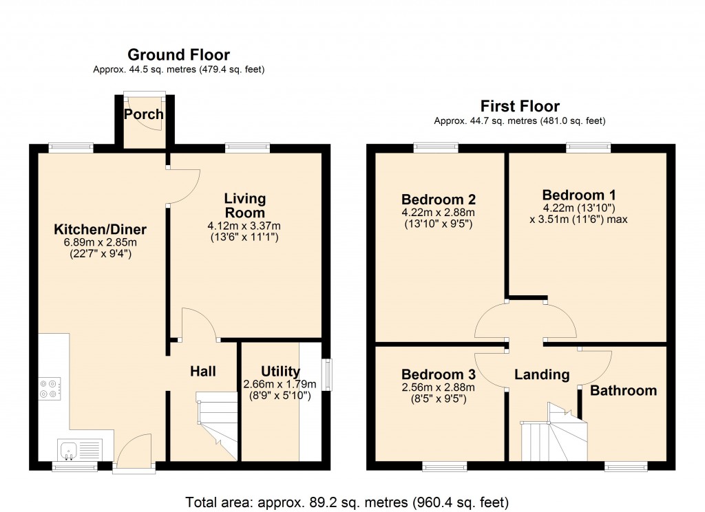 Floorplans For Trowbridge, Wiltshire