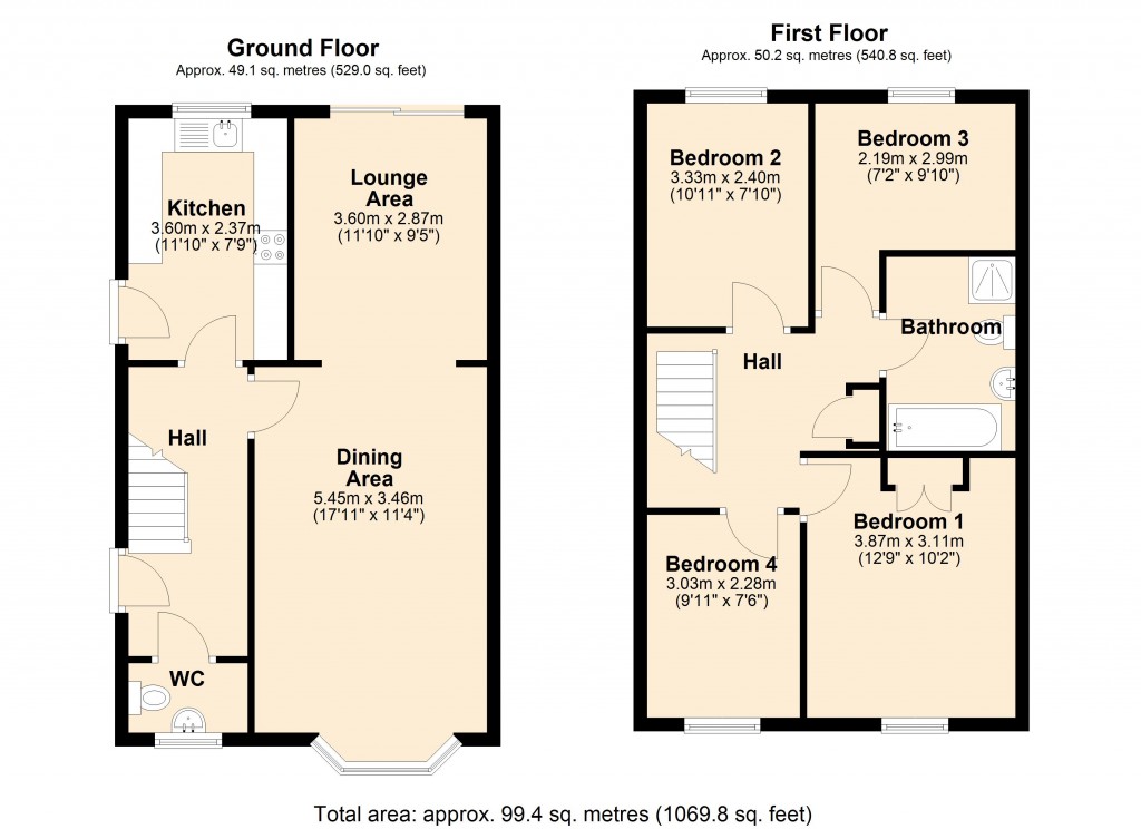 Floorplans For Holt, Trowbridge, Wiltshire