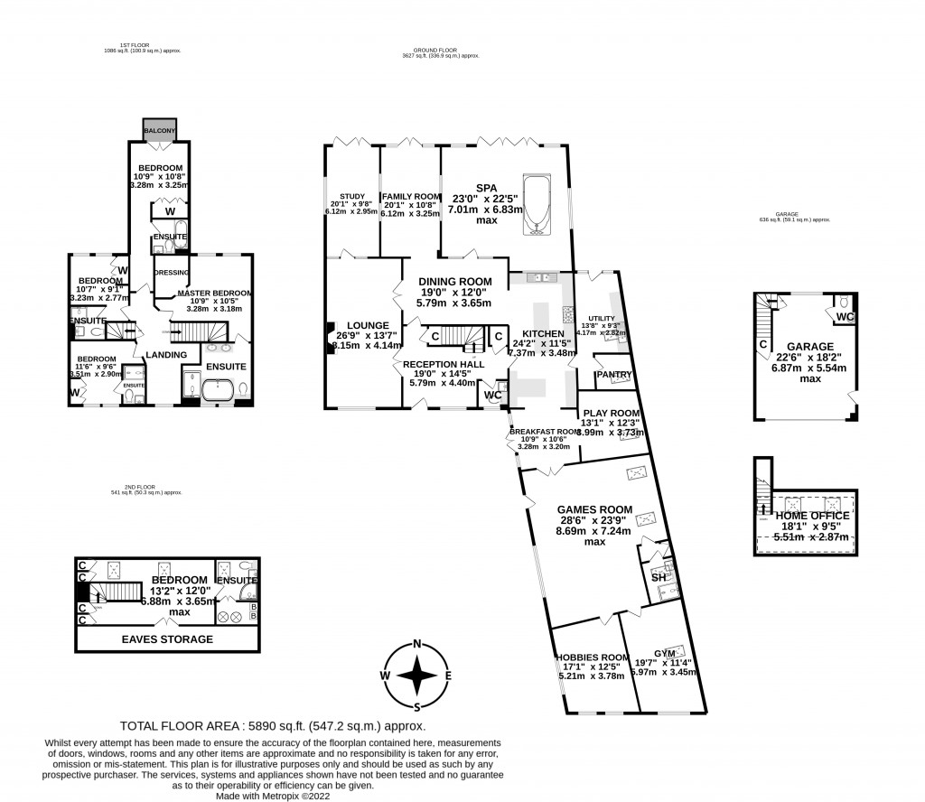 Floorplans For Hilperton, Trowbridge, Wiltshire