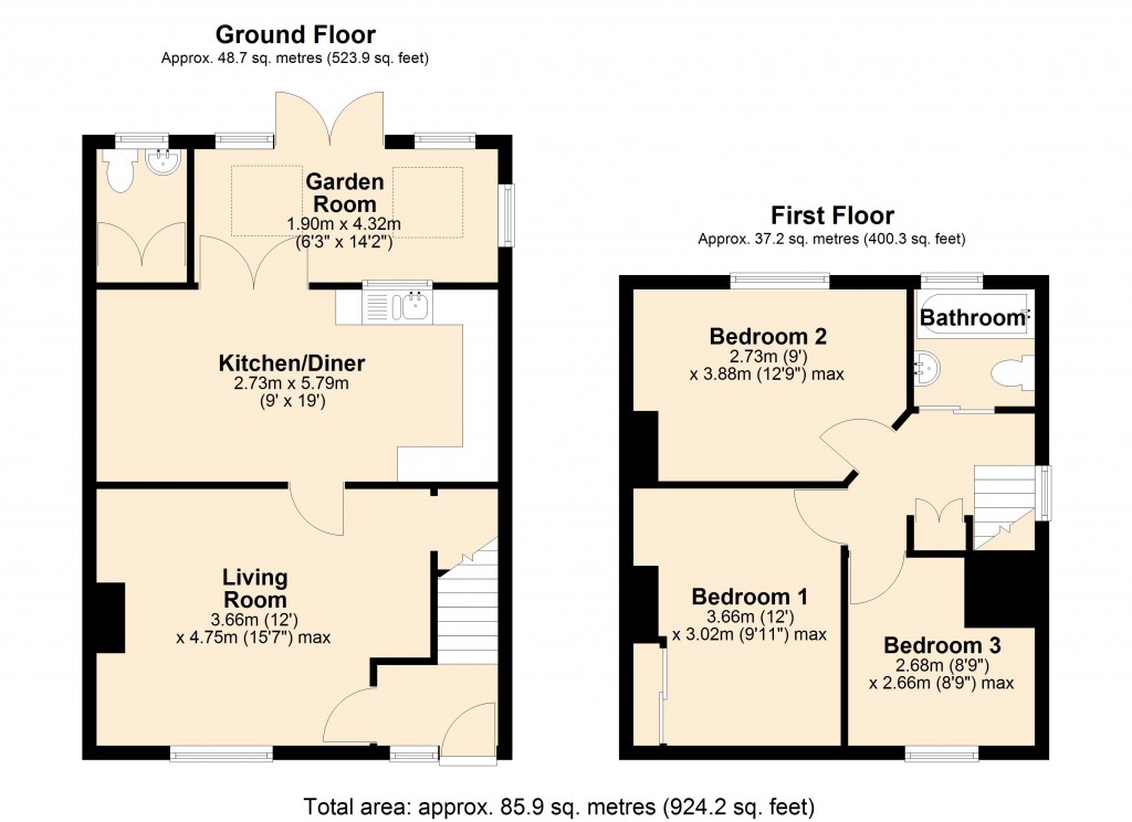 Floorplans For Southwick, Trowbridge, Wiltshire