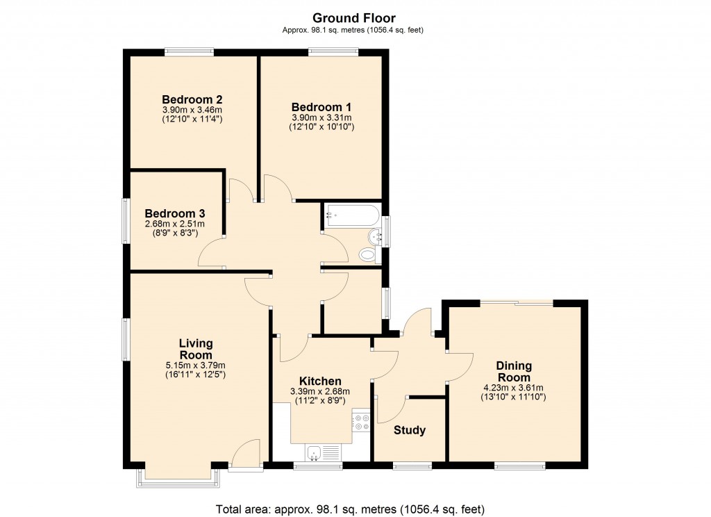 Floorplans For Southwick, Trowbridge, Wiltshire
