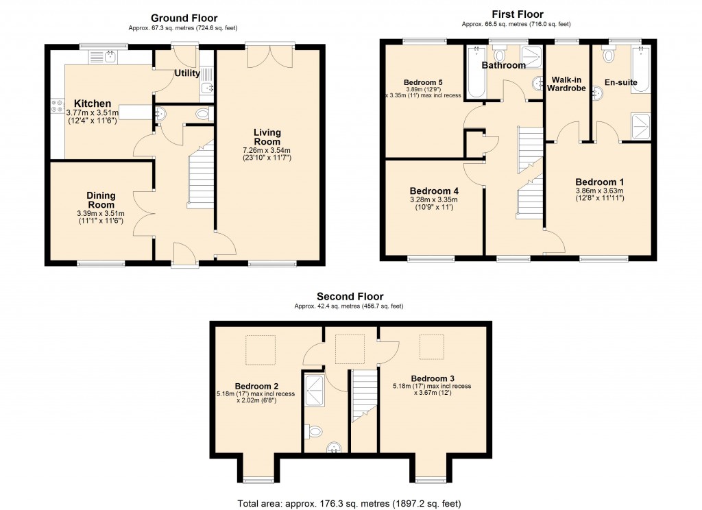 Floorplans For Hilperton, Trowbridge, Wiltshire