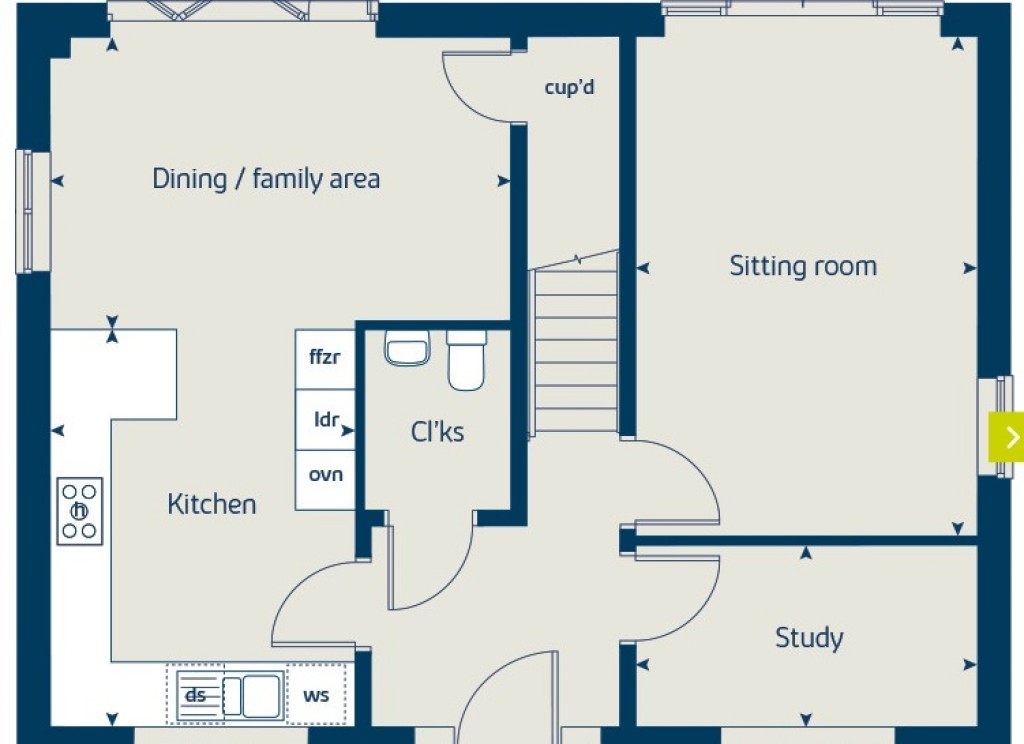 Floorplans For Station Approach, Westbury, Wiltshire