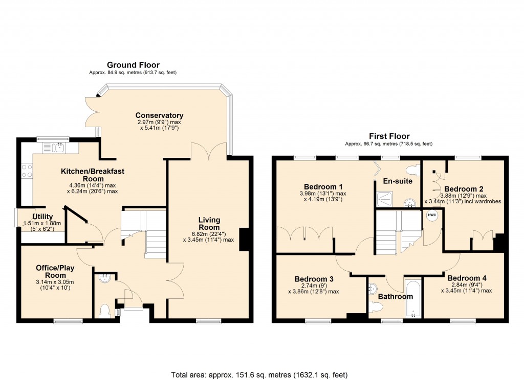 Floorplans For Hilperton, Trowbridge, Wiltshire