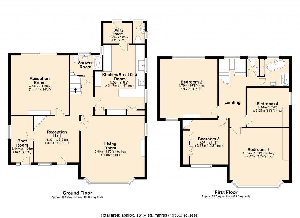 Floorplans For Trowbridge, Wiltshire